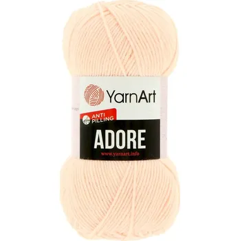 Galanterie YarnArt Adore 360 světle meruňková