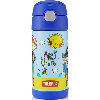 Termoska Thermos Dětská termoska s brčkem 355 ml Pirát