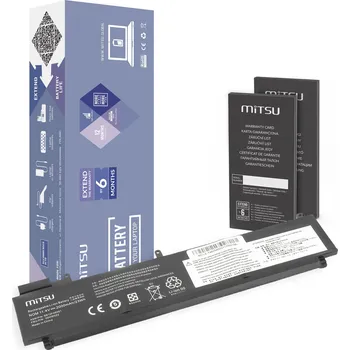 Baterie Mitsu pro Lenovo ThinkPad T460s T470s - zadní baterie