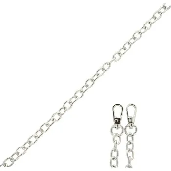 Řetízek Natana Pancer stříbrný řetízek na kabelku s karabinkou 130x0,7cm