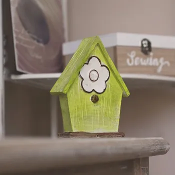 Velikonoční dekorace Domeček dekor.zelený X0192