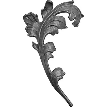 Zábradlí UMAKOV Akanty,Květ list,lístek kovaný,oplocení h245, b140