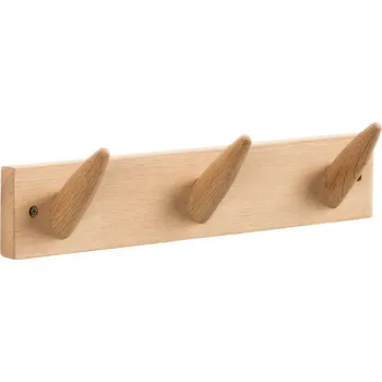 Věšák Březový nástěnný věšák Kave Home Natane 40 cm
