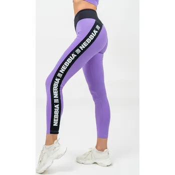 Dámské legíny NEBBIA Legíny s vysokým pasem ICONIC lila L