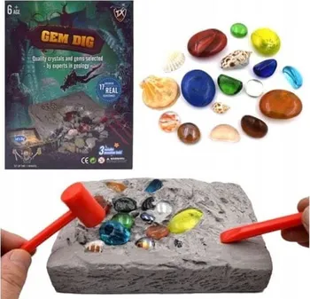 kreativní sada Kreativní archeologické vykopávky Surprise Gem Dig Kit