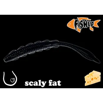 Umělá nástraha FishUp SCALY FAT 3.2" #101 black