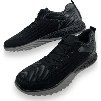 Pánské tenisky Erico Pánské černé šněrovací tenisky 16 Barva: Černá, Velikost: 44