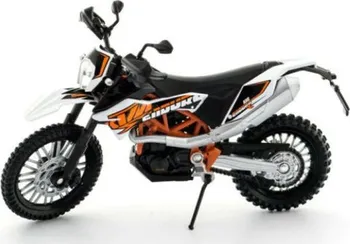 autíčko Welly KTM 690 Enduro R 1:18 bílý