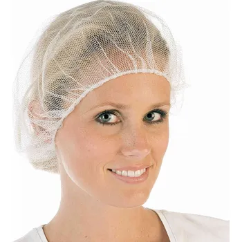 Jednorázové nádobí Gastro obaly Síťka na hlavu bílá, nylon (min. počet 100ks)