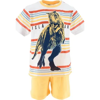 Chlapecké pyžamo Žluto-pruhované chlapecké pyžamo Jurský svět Velikost: 116