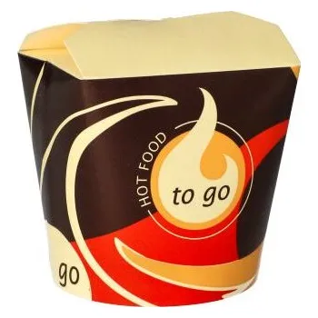 Jednorázové nádobí Papstar Box na nudle "To Go" 750ml, 50ks