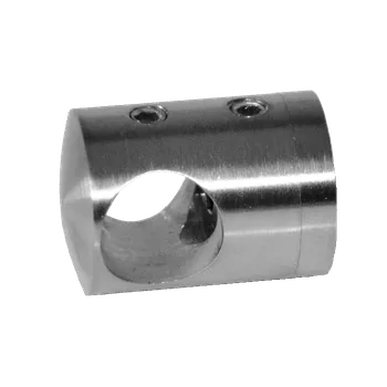 Zábradlí Držák tyče o 14mm, plochý (30x22mm), broušená nerez K320 / AISI304