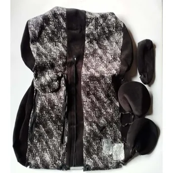 Autopotah Potahy na sedačky šedo-černý, č.okraj 1 místo originál Citroen Peugeot voz. P. Boxer (2003)