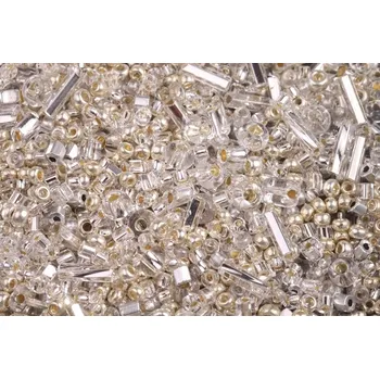 Dětské navlékací korálky Preciosa rokajl mix č. 821 (50g)