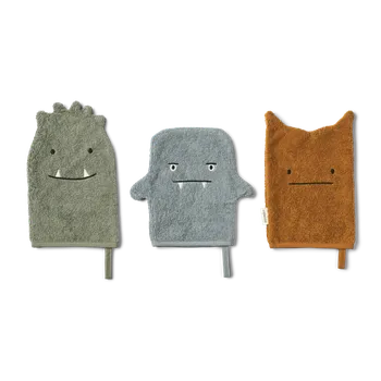 Liewood Žínky Sylvester 3 ks Blue fog mix