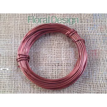 Vázací drát Drát aluminium 2mm /12m cognac