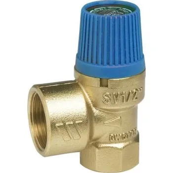 Ventil Ostatní výrobci Pojistný ventil SVW 1/2" x 3/4", 4bar membránový, pro ohřívač TUV, mosaz