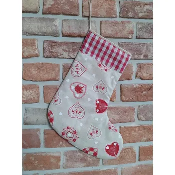 Vánoční dekorace Punčocha na nadílku 06