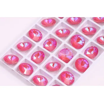 Dětské navlékací korálky Rivoli 12 mm - Rose č. 385