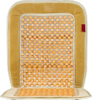 Potah sedadla Heyner Velvet Wooden Car Seat Cushion masážní potah uni