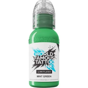 Tetovací barva WORLD FAMOUS LIMITLESS - Mint Green - 30ML