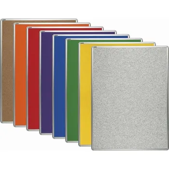 Kancelářský nábytek Textilní nástěnka TEXTIL AL rám 60 x 90 cm (různé barvy) - oranžová (600600904107)