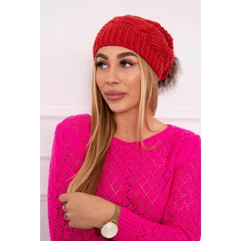 Čepice Fleecová čepice Sandra K210 raspberry UNI