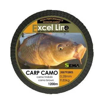 Sema Carp Camo hnědá 1200m 0,30mm 11,9kg
