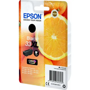 Počítačové příslušenství EPSON ink čer Singlepack ""Pomeranč"" Black 33XL Claria Premium Ink