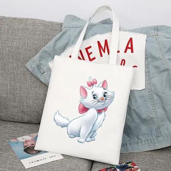 Nákupní taška Skládací taška s Disney potiskem - Bílá 23,žádný zip