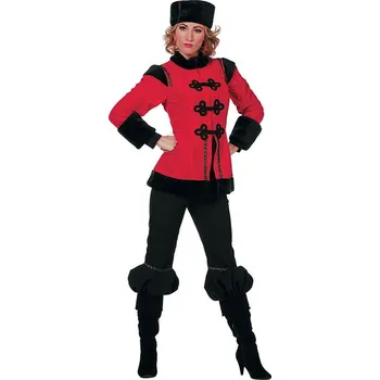 Karnevalový kostým Wilbers - Dámský kostým stráže červený - S