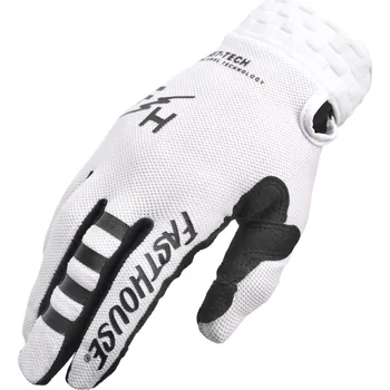 Cyklistické rukavice Fasthouse Vapor Glove White Black Velikost: L