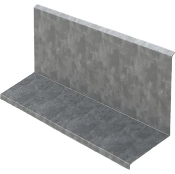 Plech Horní lemování RŠ 250, 3 bm, Přírodní pozink