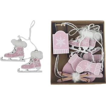 Vánoční dekorace Vánoční dekorace k zavěšení, 6 ks D5790