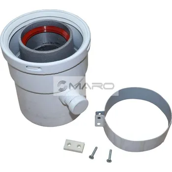 Kouřovod Ariston Adaptér 60/100 mm se sběračem kondezátu, vertikální, 3318008