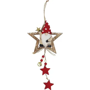 Vánoční dekorace Hvězda k zavěšení D5658