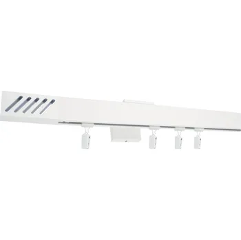 Garnýž Kovovégarnýže.cz Garnýže Quadrato santi bílá lesklá Varianta jednořadá nebo dvouřadá: Dvouřadá, Délka: 151-200cm, Uchycení látky: nacvakávací jezdec s háčkem