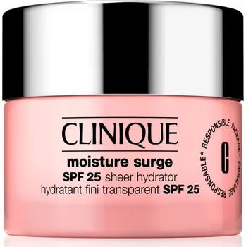 Pleťový krém Clinique Moisture Surge Sheer Hydrator denní vyživující a hydratační krém SPF25