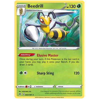 Karetní hra Pokémon TCG Beedrill 003/185 - Reverse Holo