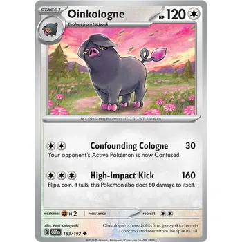 Karetní hra Pokémon TCG Oinkologne 183/197