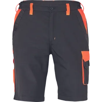 Pánské kraťasy Cerva Kraťasy pracovní MAX VIVO pánské černá/oranžová 62