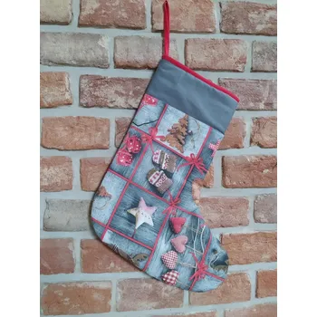 Vánoční dekorace Punčocha na nadílku 05