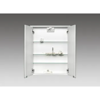 Koupelnový nábytek Jokey Plastik JOKEY KHX 60 dřevěný dekor-tmavý zrcadlová skříňka MDF 251012020-0960