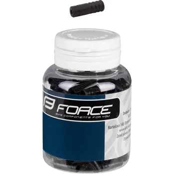 Komponent pro jízdní kolo FORCE koncovka řad.bowdenu 4 mm plast, černá
