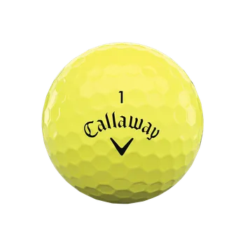 Golfový míček CALLAWAY Supersoft golfové míčky - žluté (1 ks)
