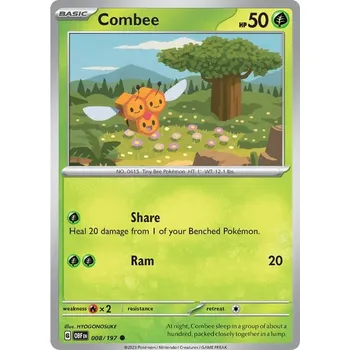 Karetní hra Combee 008/197 - Obsidian Flames Typ karty: Non-Holo