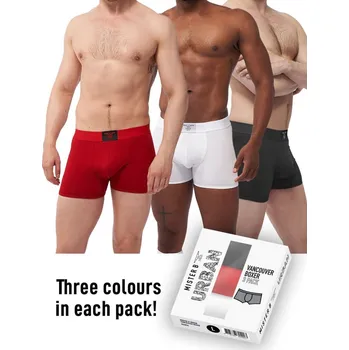 Pánské erotické prádlo Mister B Urban Vancouver Boxer 3 Pack Velikost M