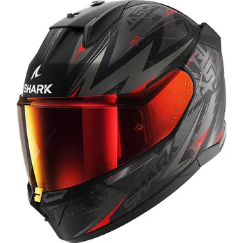Helma na motorku SHARK přilba D-SKWAL 3 Blast-R black/grey/red - XL