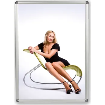 Kliprám Classic 25, kulatý roh plastový CL25PGTAB/B2, 500 x 700 mm