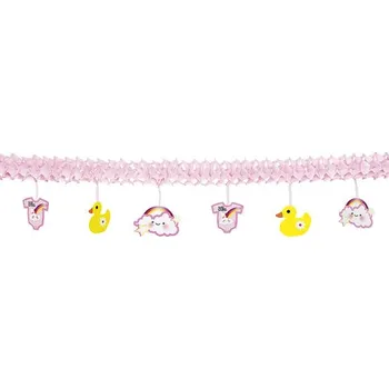 Boland - Girlanda s obláčky a kachničkami "Baby Girl" -